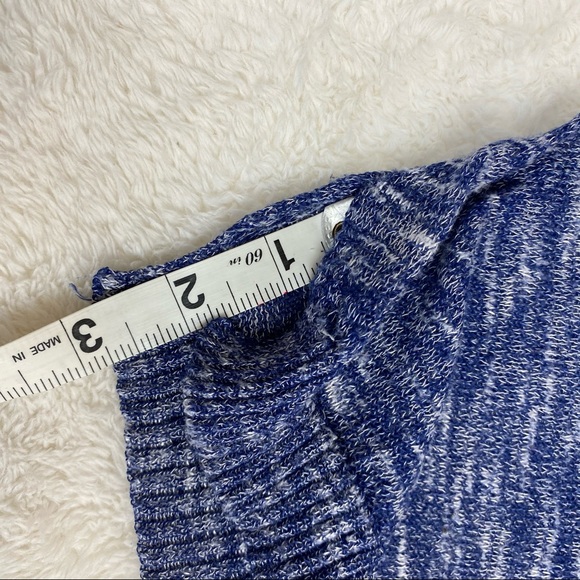 Forever 21 Lightweight Blue Heather Sweater Large - Picture 9 of 9
